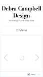 Mobile Screenshot of debracampbelldesign.com